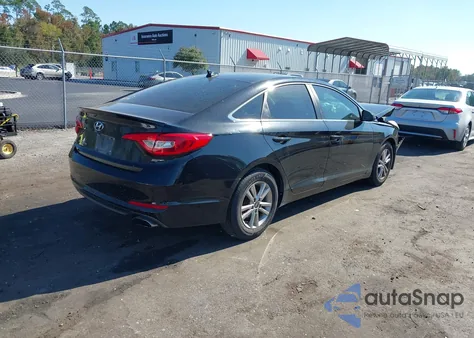 2017 Hyundai Sonata Se z USA, uszkodzony, nr VIN 5NPE24AF5HH591399